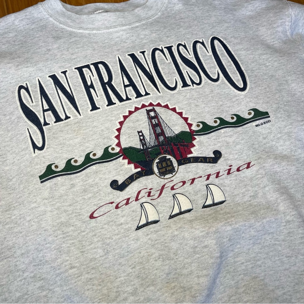Vintage Heather Gray San Francisco Crewneck